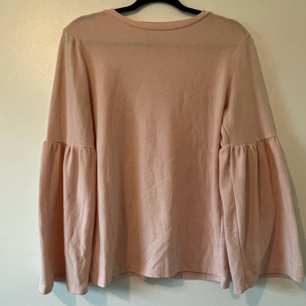 Zara Trafaluc Bell Sleeve Shirt size Small